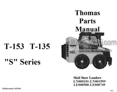 thomas 153 skid steer reviews|thomas skid steer replacement parts.